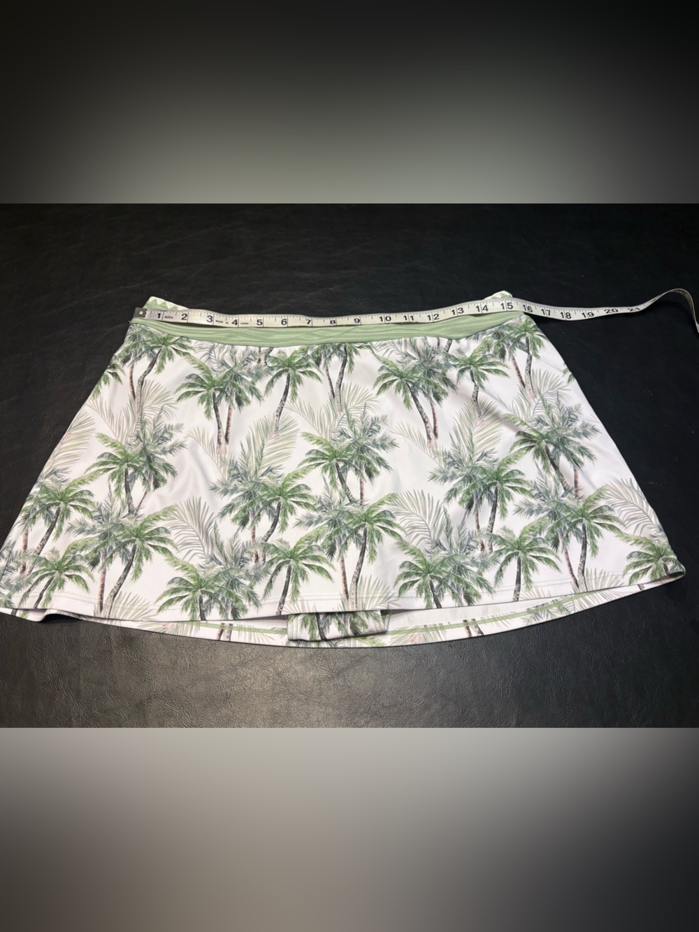 Modlily Wrap Mid Waisted Tropical Plants Print Sage Green Tankini Set size L NWT - Picture 6 of 16